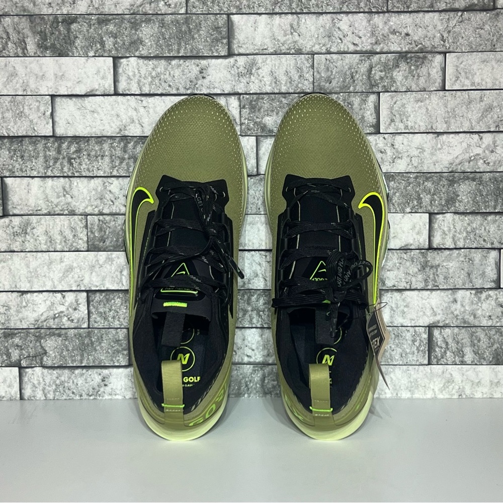 Nike Golf Men’s 11.5 Infinity Tour GTX Green Gore Tex Golf Shoes - Picture 6 of 10